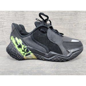 Adidas 4uture RNR J Black Green Shoes Size 4 Boys